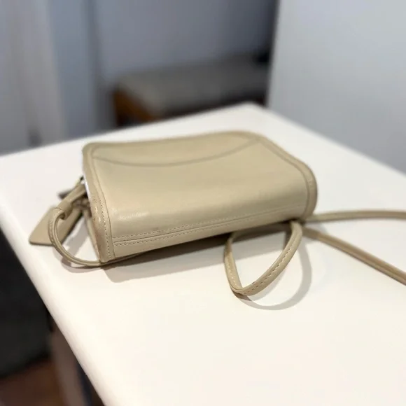Coach Abbie Vintage 90’s Crossbody Leather Bone off white - Picture 7 of 12